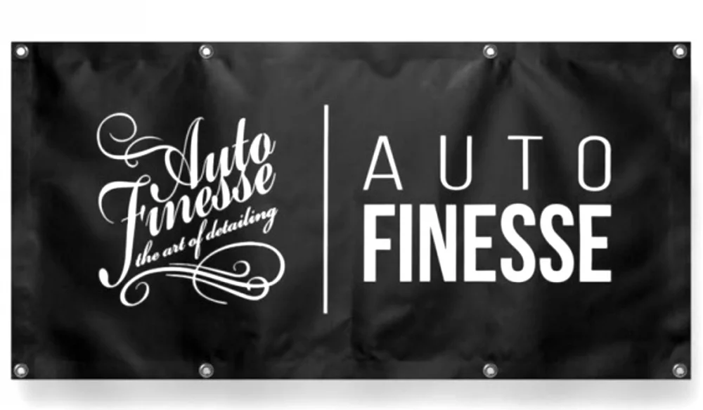 Garážová plachta s logom Auto Finesse