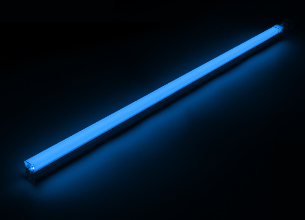 Modulové LED svietidlo 117 cm, farba: modrá