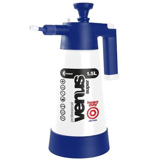 Kwazar Venus Super Pro+ Heavy Duty V-1.5 ALKALINE ručný tlakový postrekovač s odolnosťou proti alkalickým látkam 1500 ml