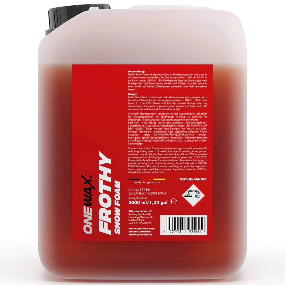 OneWax Frothy Snow Foam (5 L)