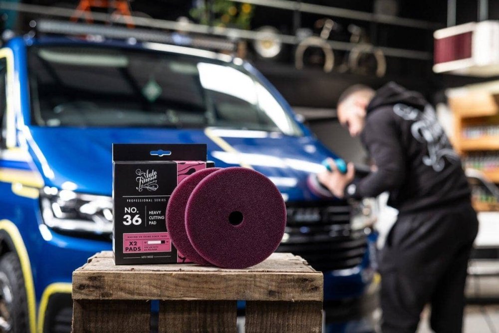 Tvrdý leštící kotouč Auto Finesse Heavy Cutting Pad No:36 (140 mm) - foto 2