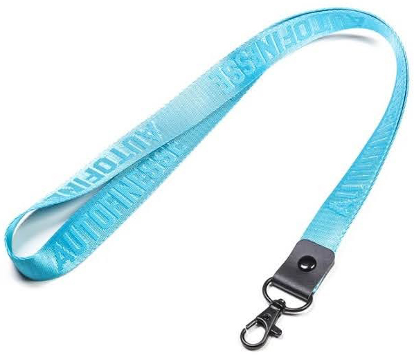 Šňůrka na klíče přes krk Auto Finesse - tyrkysová