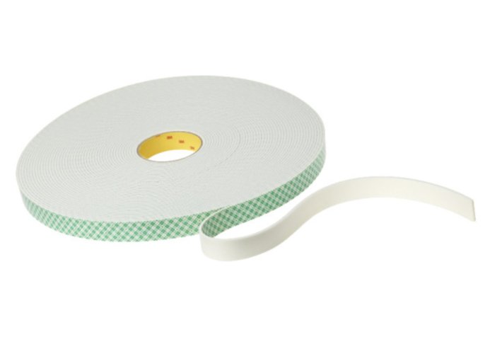 3M™ penová obojstranná páska 4032, biela, 19 mm x 10 m