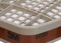 3M™ sada 2 kusov filtrov proti plynom a výparom rady 6000, prevedenie: 6055, úroveň ochrany A2