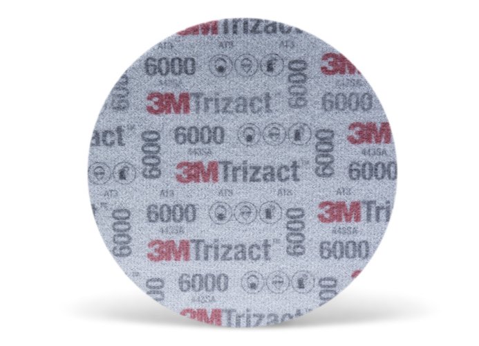 Brusný kotouč na lak (P6000, pěnový podklad) - 3M Trizact - 150 mm