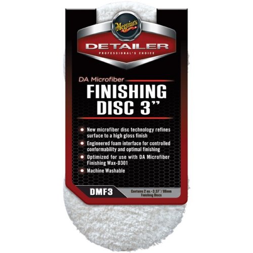 Meguiar's DA Microfiber Finishing Disc 3" - фінішний мікрофібровий диск, 3-дюймовий (2 штуки)