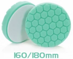Angelwax Hexcentric Foam pad green 160/180 mm heavy polish