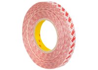 3M™ obojstranná lepiaca páska GPT-020P, priehľadná, 19 mm x 50 m, 0.2 mm