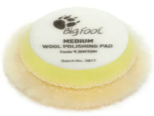 Středně tvrdý vlněný kotouč na lak pro orbitální leštičku - Rupes Wool Medium - 70 mm