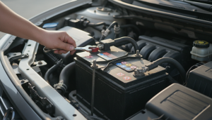 Jak nabít baterii v autě?