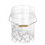 Nuke Guys SkullParade Bucket - 20l transparentní detailingový kbelík