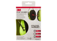 3M™ PELTOR Kid mušľové chrániče sluchu pre deti, útlm 27 dB, farba: neónovo zelená
