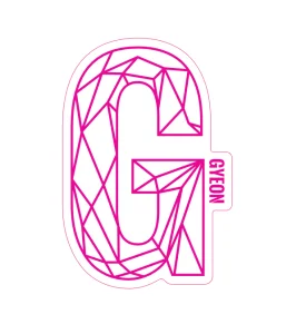 Gyeon G Sticker Pink 100x65.6 mm