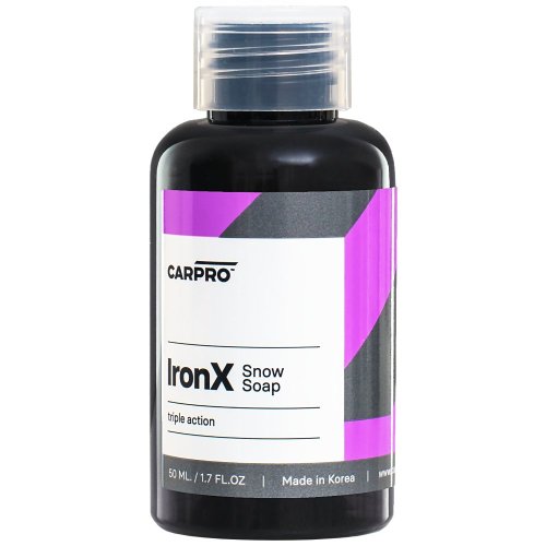 Autošampon odstraňující polétavou rez CarPro IronX Snow Soap 50 ml