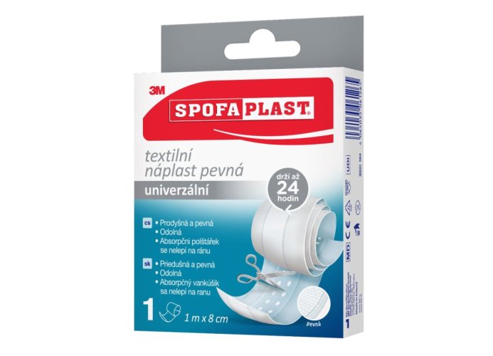 3M Spofaplast® 264 Pevná textilná náplasť 8 cm x 1 m