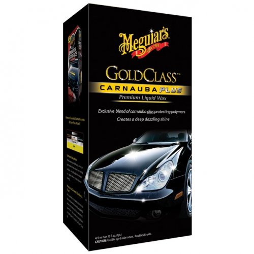 Tekutý vosk s obsahem přírodní karnauby - Meguiar's Gold Class Carnauba Plus Premium Liquid Wax - 473 ml