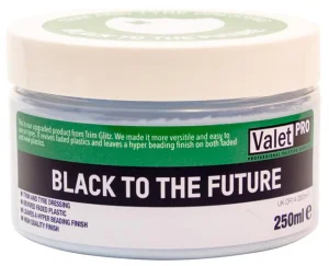 Oživení a ochrana plastů a pneumatik - ValetPro Black To The Future Trim & Tyre Dressing - 250 ml