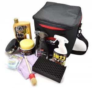 Soft99 Basic Kit Dark & Black + Products Bag
