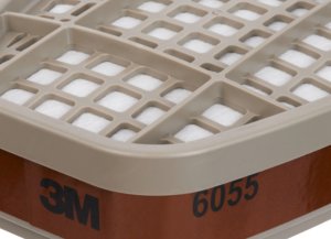 3M™ sada 2 kusov filtrov proti plynom a výparom rady 6000, prevedenie: 6055, úroveň ochrany A2