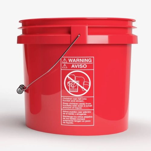 Detailingový kbelík červený - Magic Bucket - 13 l