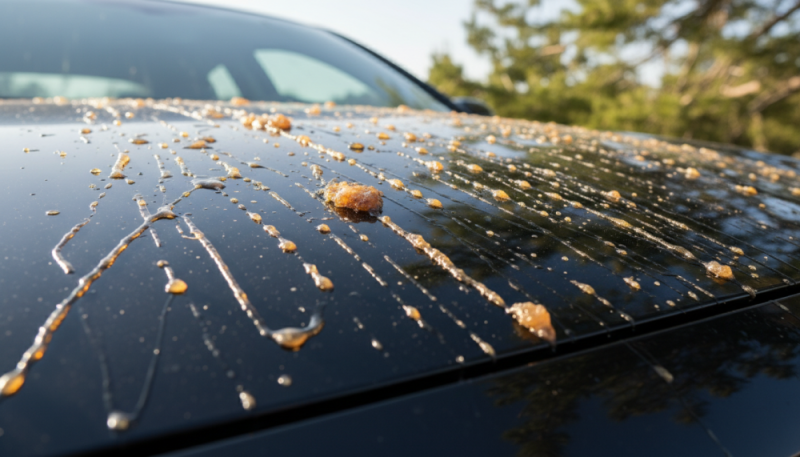 Jak odstranit smůlu z auta?