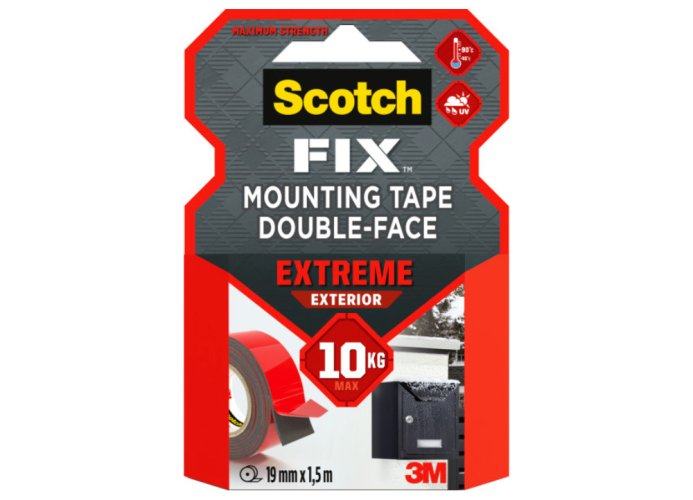 3M Scotch obojstranná lepiaca páska Extreme 19mm x 1,5m