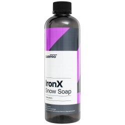 Autošampon s odstraňovačem polétavé rzi - CarPro IronX Snow Soap - 500 ml