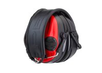 3M™ PELTOR™ SportTac Slimline elektronické chrániče sluchu s červenými a tmavozelenými krytmi