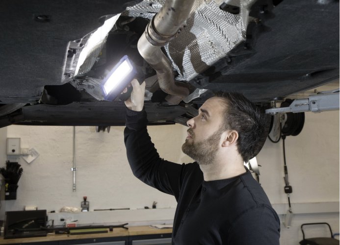 COB LED pracovní světlo a světlomet v jednom (nabíjecí, až 1 000 lm) - SCANGRIP STAR