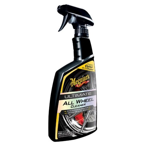 Meguiar's Ultimate All Wheel Cleaner - náš nejúčinnější, pH neutrální čistič na kola s přebarvováním do ruda, 709 ml