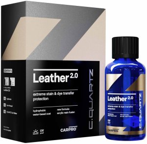 Keramická ochrana kůže do auta a kožených sedadel - CarPro CQUARTZ Leather 2.0 - 100 ml
