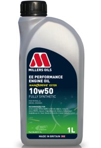 Millers Oils EE PERFORMANCE 10w50 plně syntetický motorový olej s nano částicemi 1 L