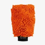 Žinylková mycí rukavice - ChemicalWorkz Orange Chenille Wash Mitt - 26x17 cm