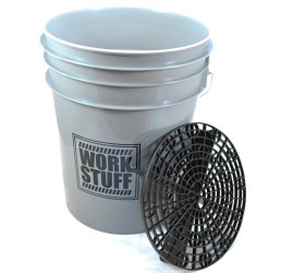 Detailingový kbelík na mytí alu kol s filtrační vložkou a nápisem WHEEL Work Stuff - 20 litrů