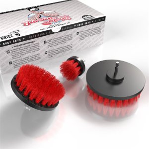 Sada hrubých kartáčů do aku šroubováku - Nuke Guys Drill Brush Set Hard
