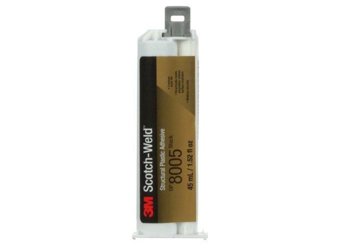 Dvousložkové akrylátové lepidlo na plasty černé - 3M Scotch-Weld DP8005 - 45 ml