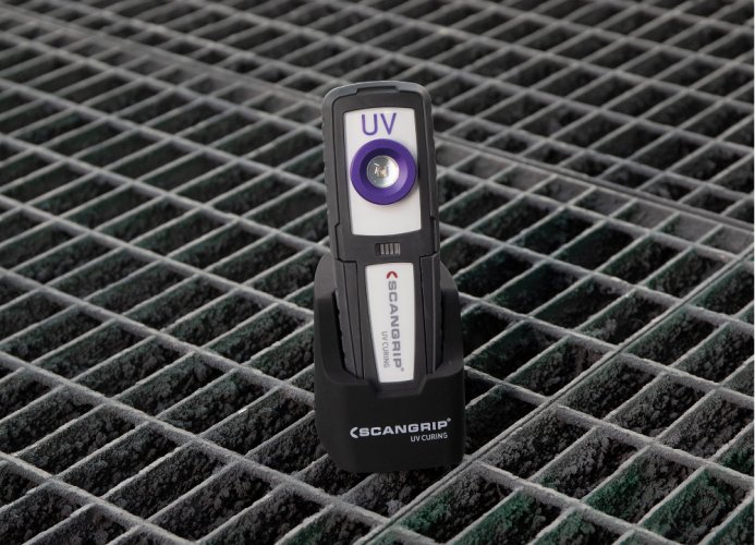 Dobíjecí UV LED lampa na vytvrzování - SCANGRIP UV-LIGHT