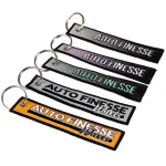 Přívěsek na klíče Auto Finesse Retro Race Tag V2 - oranžový
