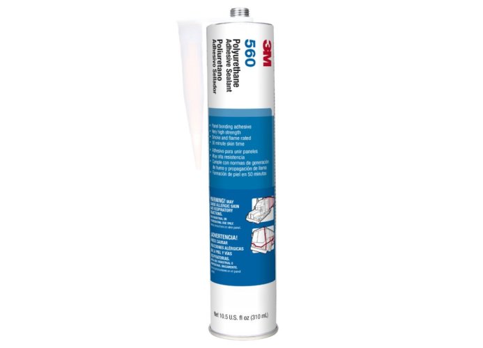 3M™ polyuretanový lepící tmel 560, 310 ml, barva tmelu šedá