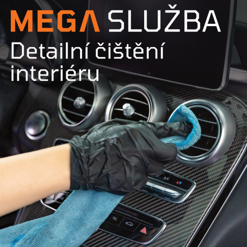 Dárkový kupon na službu na káře - Detailní čištění interiéru