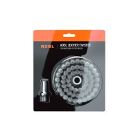 Kulatý kartáč na čištění kožených sedadel a čalounění auta - ADBL Leather Twister - 100 mm