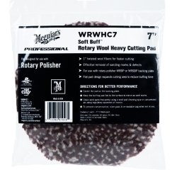 Extra abrazivní vlněný kotouč na lak pro rotační leštičku - Meguiar's - 7" (175 mm)