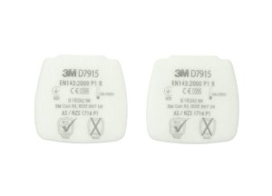 3M™ 4 kusy částicových filtrů Secure Click řady D7000, typ D7915, úroveň ochrany P1 R