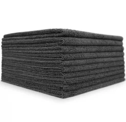 The Collection Allround & Coating 40x40 cm Dark Grey 10er pack sada mikrovláknových utěrek