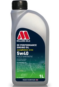 Millers Oils EE PERFORMANCE 5w40 plně syntetický motorový olej s nano částicemi 1 L