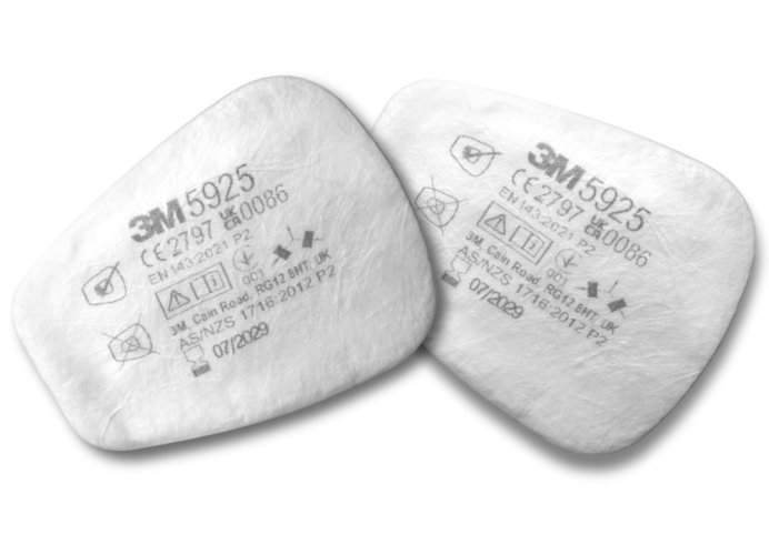 3M™ 2 kusy částicových filtrů řady 5000, typ 5925, úroveň ochrany P2R