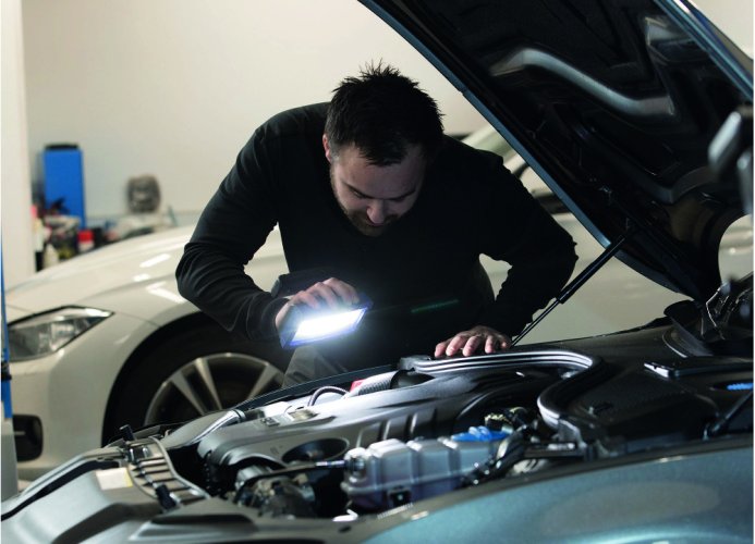 COB LED pracovní světlo a světlomet v jednom (nabíjecí, až 1 000 lm) - SCANGRIP STAR