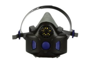 3M™ opakovane použiteľná polomaska Secure Click™ rady HF-800 s hlasovým ventilom, veľkosť: S