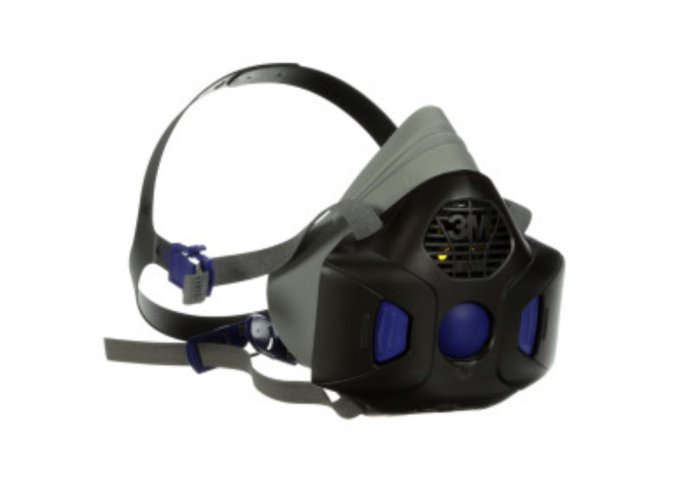 3M™ opakovaně použitelná polomaska Secure Click™ řady HF-800 s mluvítkem, velikost: S