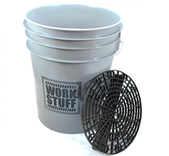 Work Stuff Wheel Bucket + Grit Guard відерце для деталей з вставкою